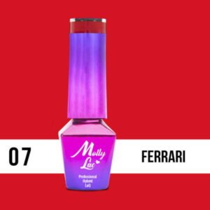 07. MOLLY LAC gél lak - FERRARI 5ML