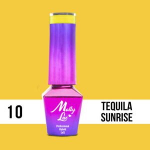 10. MOLLY LAC gél lak -Tequila Sunrise  5ML