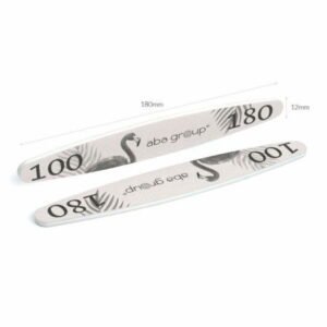 Aba Group pilník elipsa biely 100/180