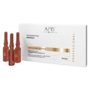 APIS DEPIQ PRO SYSTEM Depigmentační ampule s αarbutinem 1% a rozjasňujícím komplexem 2%, 10x3ml