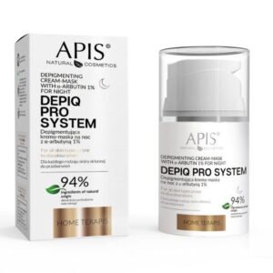 APIS DEPIQ PRO SYSTEM Depigmentační noční krém-maska s α-arbutinem 1%, 50 ml