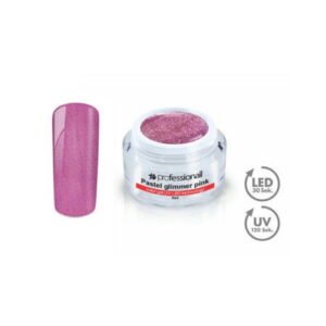 BAREVNÝ LED-UV GEL 5ML PROFESSIONAIL PASTEL GLIMMER PINK