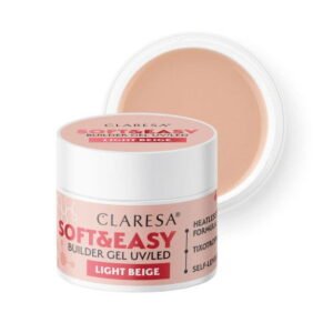CLARESA STAVEBNÍ GEL NA NEHTY SOFT&EASY LIGHT BEIGE 45G