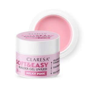 CLARESA STAVEBNÍ GEL NA NEHTY SOFTEASY MILKY PINK 90G