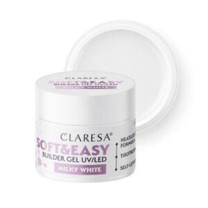 CLARESA STAVEBNÍ GEL NA NEHTY SOFTEASY MILKY WHITE 12G
