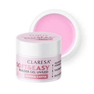 CLARESA STAVEBNÍ GEL NA NEHTY SOFT&EASY PANNA COTTA 12G