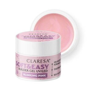 CLARESA STAVEBNÝ GÉL NA NECHTY SOFT&EASY BLINKING PINK 90G