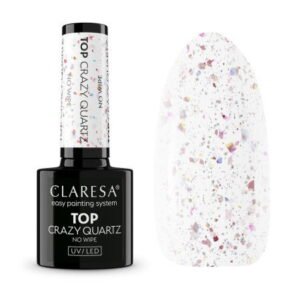 CLARESA Top Crazy Quartz No Wipe Gel Polish 5g