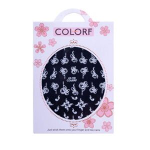 copy of Nálepky na nehty tenké CB-176 bílé