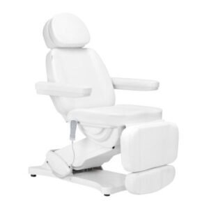 Electric cosmetic chair SILLON CLASSIC 3 motors with heating second edition white