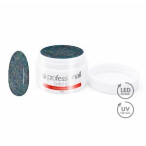 Farebný LED-UV gél 5ml Professionail Galaxy Holo Glitter blue