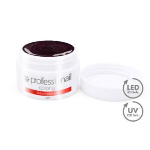 Farebný LED-UV gél 5ml Professionail Glimmer Night Purple