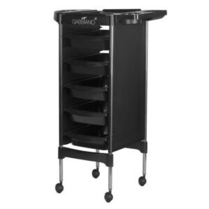 Gabbiano hairdressing trolley fx11-5 black