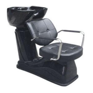 Gabbiano Vigo černá kadeřnická mycí jednotka