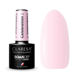 Gel lak CLARESA® Celebration 2 5ml - poloprůhledný