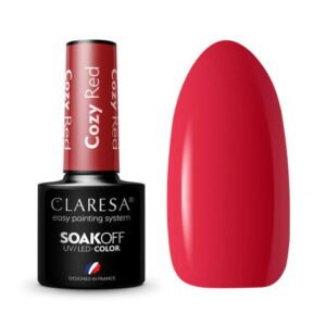 Gel lak CLARESA Cozy Red 5ml