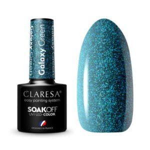 Gel lak CLARESA Galaxy Green 5ml