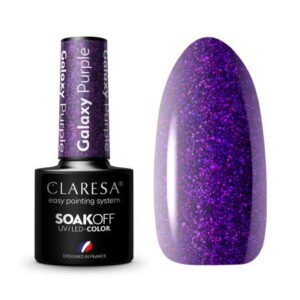 Gel lak CLARESA Galaxy Purple 5ml