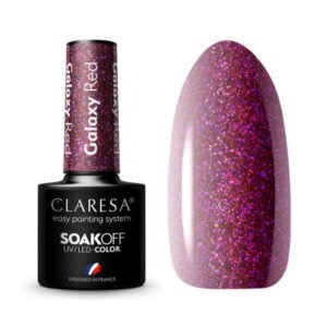 Gel lak CLARESA Galaxy Red 5ml