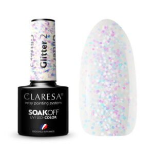 Gel lak CLARESA Glitter 2 5ml