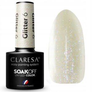 Gél lak CLARESA® Glitter 6 5ml