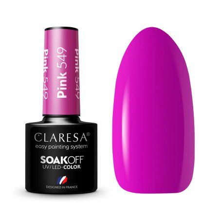 gel-lak-claresa-pink-549-5ml gel-lak-claresa-pink-549-5ml