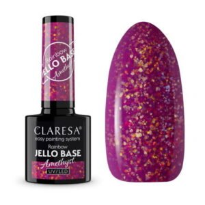 Gel lak CLARESA Rainbow JELLO base ametyst 5ml