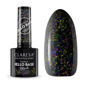 Gel lak CLARESA Rainbow JELLO base black 5ml