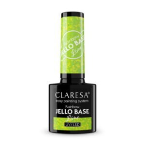 Gel lak CLARESA Rainbow JELLO base limetka 5ml