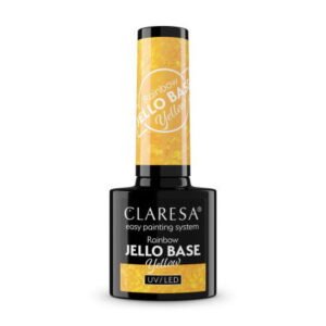 Gel lak CLARESA Rainbow JELLO base yellow 5ml
