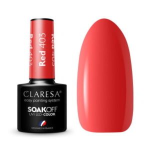 Gel lak CLARESA® Red 403 5ml