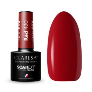 Gel lak CLARESA® Red 420 5ml