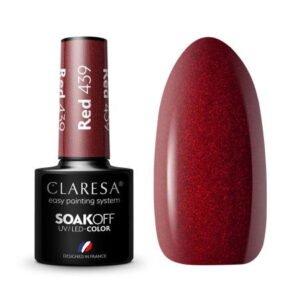 Gel lak CLARESA® Red 439 5ml