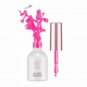 Gelový lak na nehty Saute Nails S136 Hot Pink 8ml