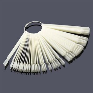 GNBLAB šablony na nehty na tyčinkách přírodní 50 ks