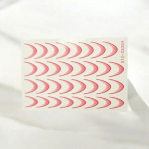 Gradientní francouzské nálepky na nehty French Ombre blue CS304