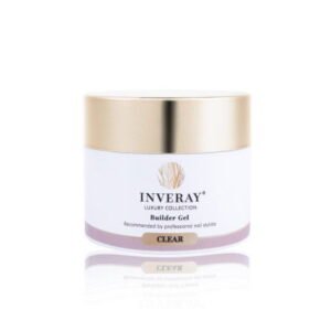 Inveray stavební UV/LED Gel na nehty clear 50ml
