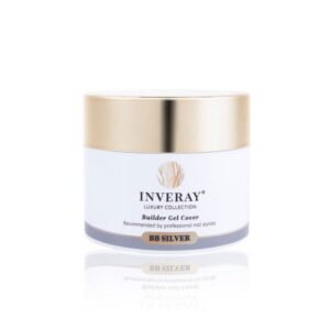 Inveray stavební UV/LED Gel na nehty Cover BB silver 50ml