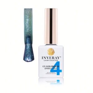 Inveray UV/LED Gel lak FRØSTH 004 Sparkly fogg