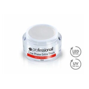LED-UV GEL JEDNOFÁZOVÝ ČIRÝ-HUSTÝ 15ml Professionail