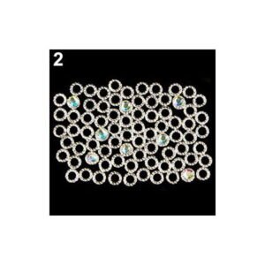 Luxury krúžky strieborné  1 ks