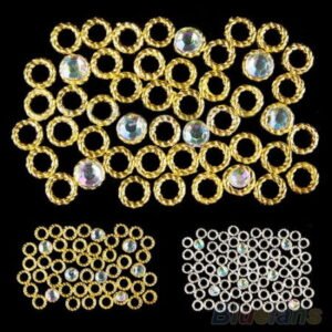 Luxury krúžky zlaté  1 ks