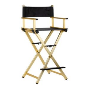 Make-up Chair Aluminum Gold