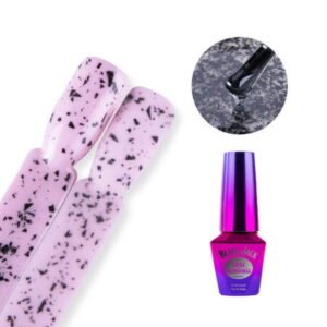 Molly Lac - gel lak Top coat Black Jack bezvýpotkový 10ml