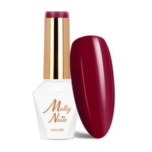 Molly Nails gel lak Glamour Women Red Lips HEMA/Di-HEMA Free 8g Nr 9