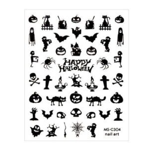 Nálepky na nehty Halloween MS-C304