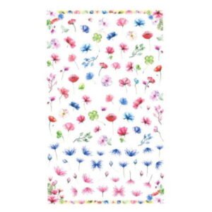 Nálepky na nehty květiny F576