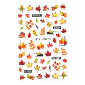 Nálepky na nehty listy STZ-CS057