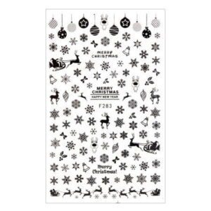 Nálepky na nehty vánoční F283
