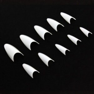 Naturálne tipy 120 ks - stileto  bez zarážky